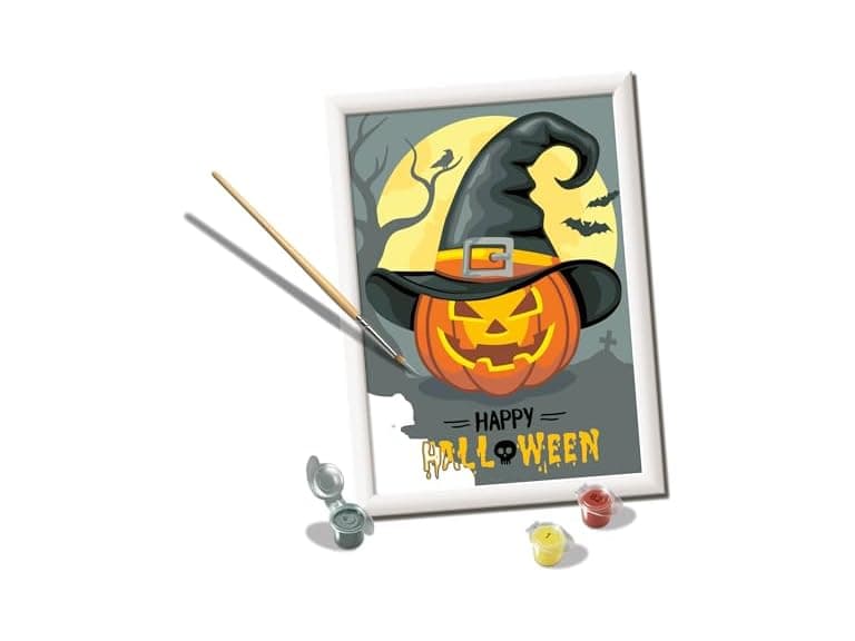 Ravensburger CreArt Happy Halloween Paint by Numbers Kit for Kids - Image 1