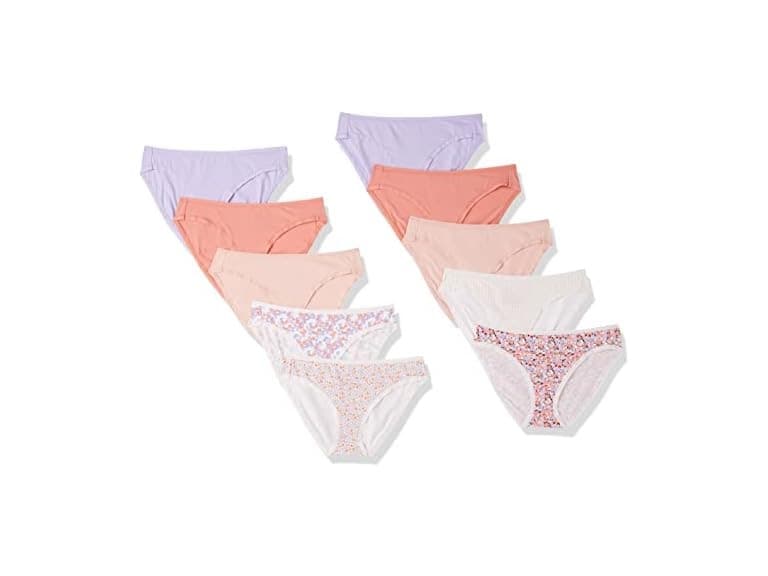 Amazon Essentials Womens (XXS & XS) Cotton Bikini Brief 6Pk - Image 1