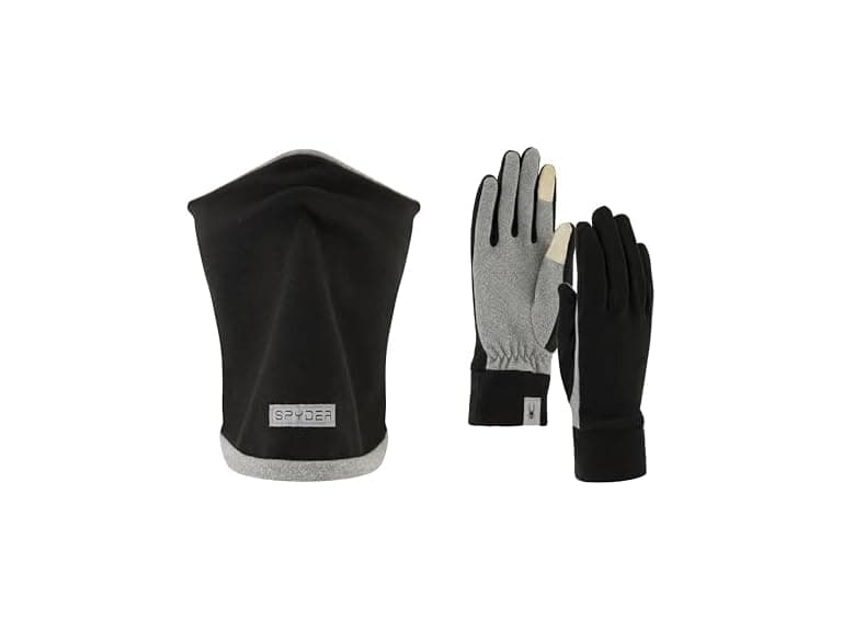 Spyder Womens Reversible Neck Gaitor & Gloves Set - Image 1