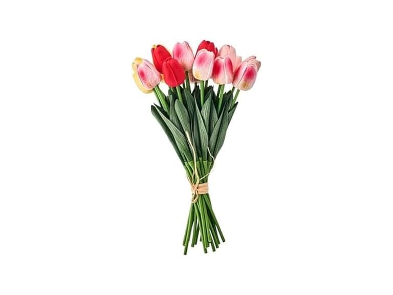 Mikasa Artificial Tulip Bouquet, 13 Inch - Image 1