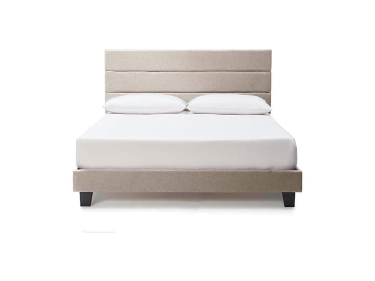Hearth & Harbor Linen Bed Frame-Your Choice - Image 1