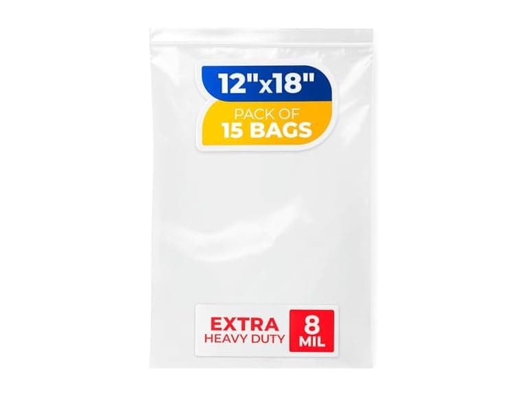 Paclord Reclosable Poly Zip Seal Lock Bags - Image 1