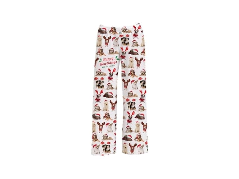 BRIEF INSANITY Happy Howlidays Pajama Pants - - Image 1
