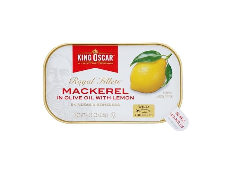 1PK King Oscar Skinless & Boneless Mackerel Fillets - Image 1