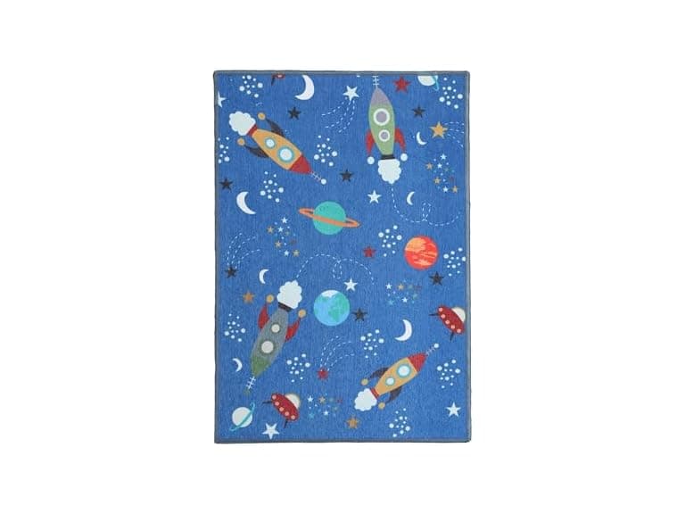 Superior Lil' Flyer Non-Slip Kids Indoor Area Rug - Image 1