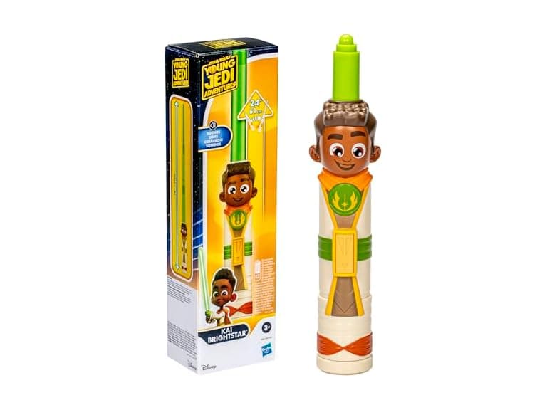 Young Jedi Adventures Kai Brightstar Green Lightsaber - Image 1