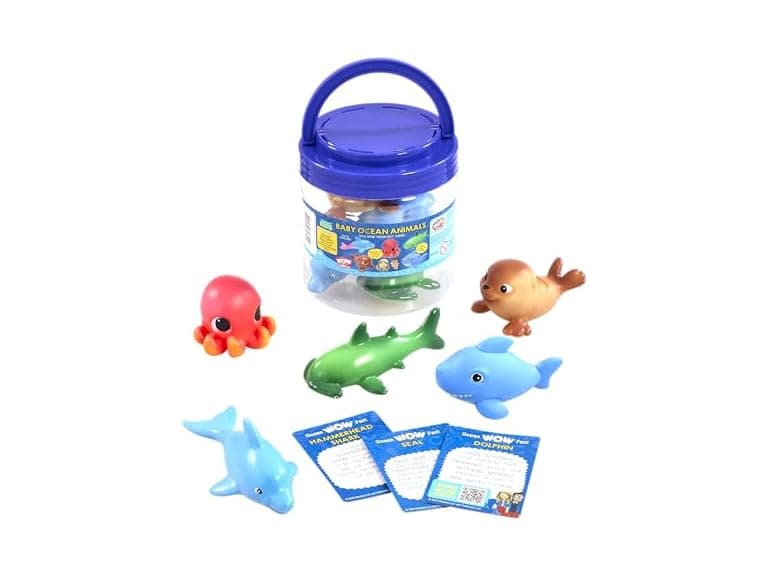 Wow in The World Soft Baby Ocean Animals Bucket - Image 1