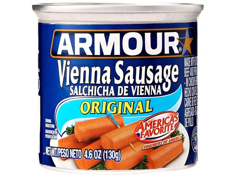 6PK Armour Vienna Sausage, Original, 4.6 oz. - Image 1
