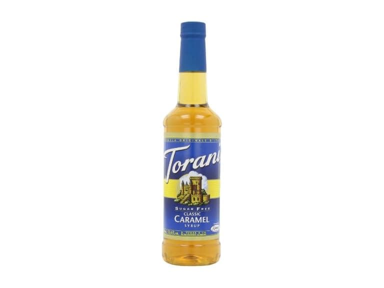 1CT Torani Sugar Free Syrup, Classic Caramel, 25.4 oz. - Image 1