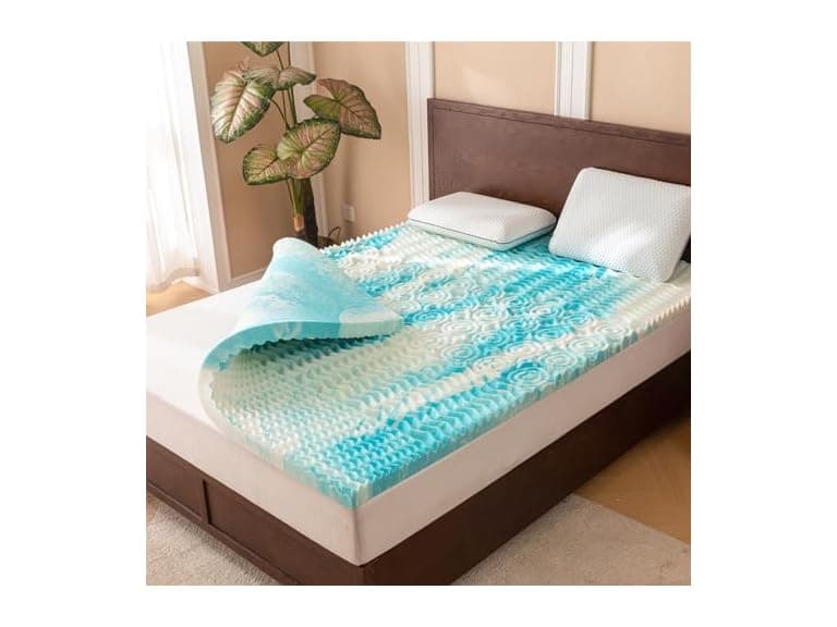 Mattress Topper Queen - 2in Gel Memory Foam - Image 1