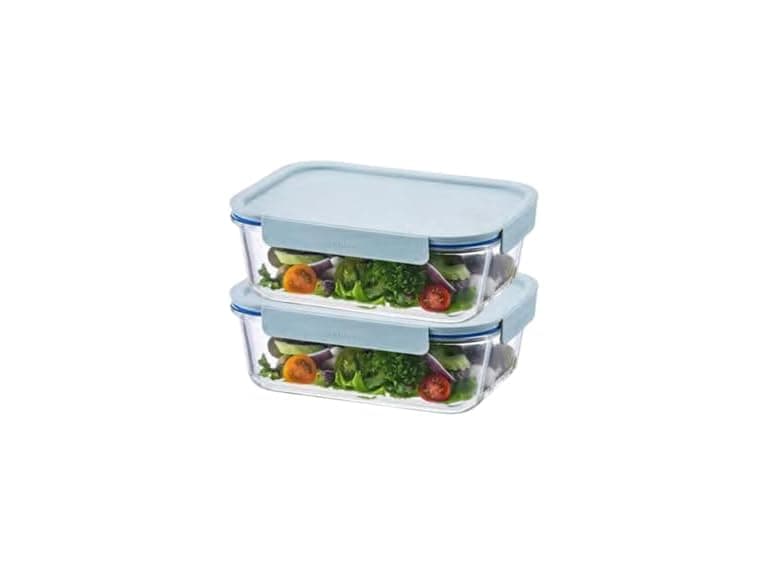 LocknLock The Clear Heat-Resistant Glass Food Set 4Pc - Image 1