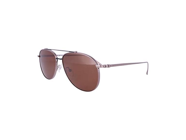 Ferragamo Unisex SF201S 035 Sunglasses Shiny Gunmetal - Image 1