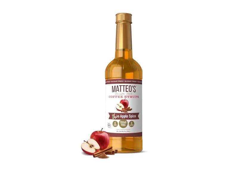 Matteo's Apple Spice Syrup for Coffee, Lattes - Image 1