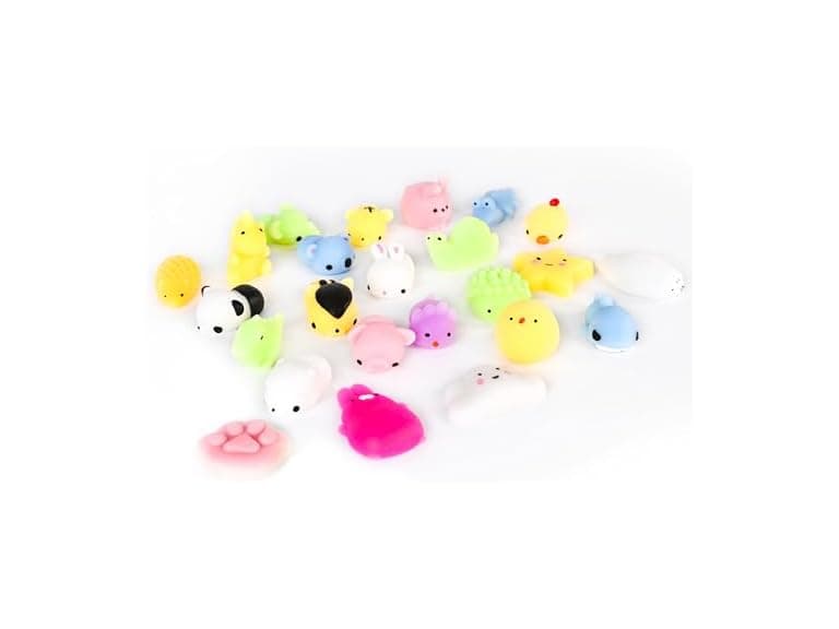 Mini Mochi Squishies - 24 Piece Fidget Toys - Image 1