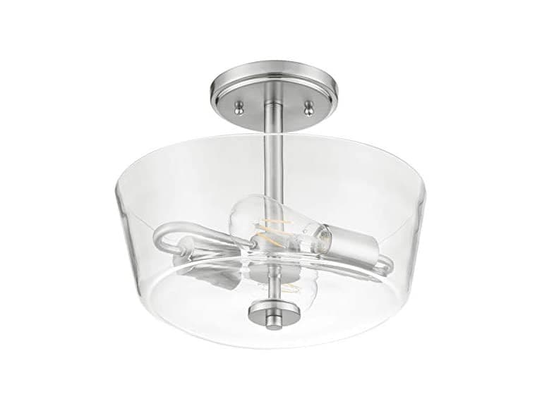 Prominence Home Viktoria Brushed Nickel Ceiling Light - Image 1