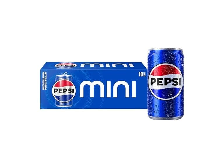 10PK Pepsi Soda, 7.5 Ounce MiniCans - Image 1