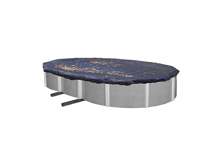 Blue Wave 15 ft x 30 ft Oval Leaf Net Pool Cover - Image 1
