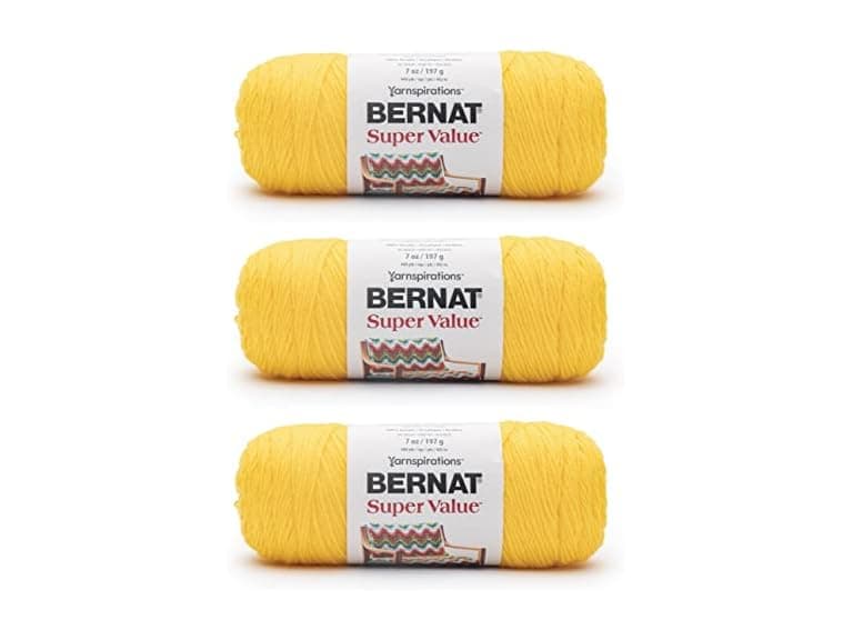 Bernat Super Value Sunshine Yarn - 3 Pack - Image 1