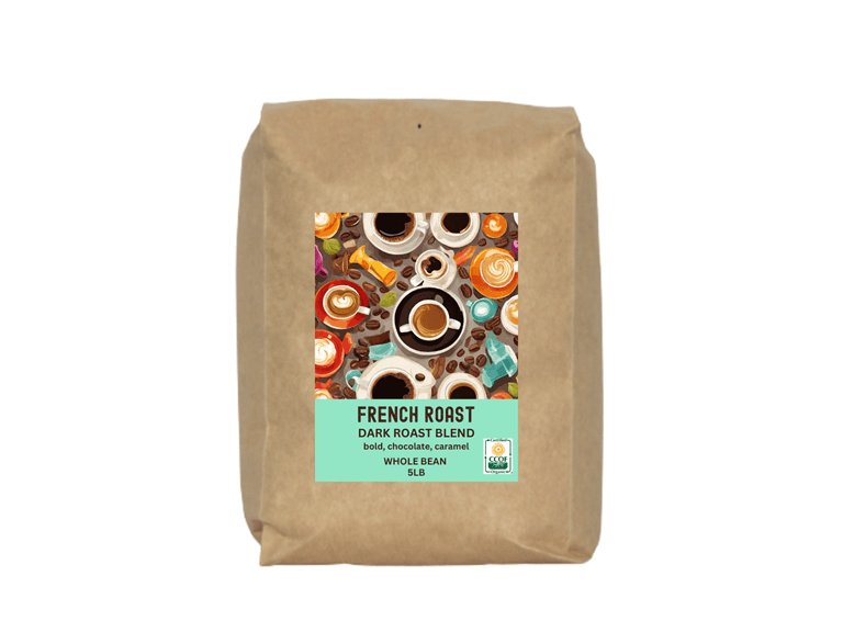 (5lbs) Five Star Coffee Roasters French Roast - Image 1