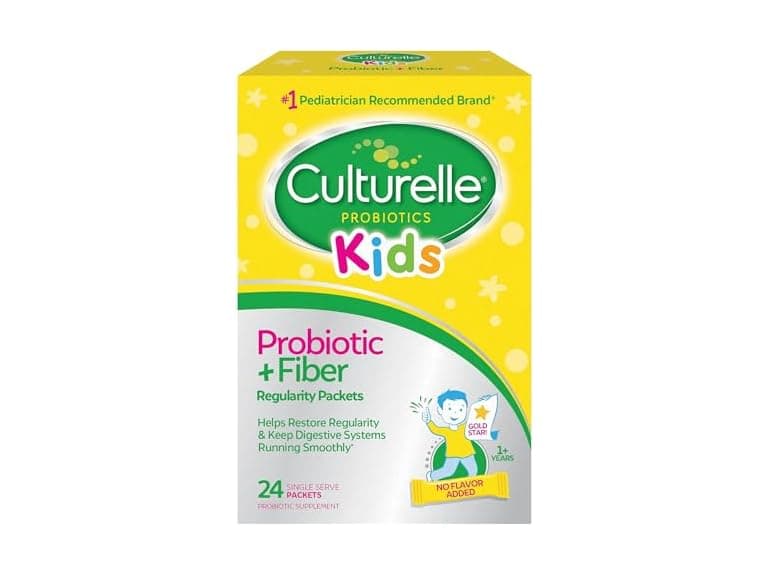 (24 ct) Culturelle Kids Probiotic + Fiber Packets - Image 1