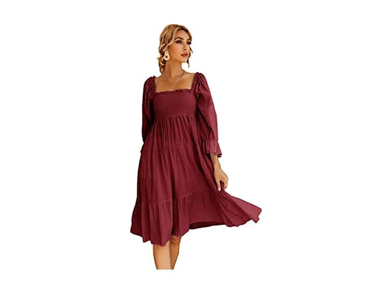 R.Vivimos Women (L) Summer Cotton Polka Dots Dress - Image 1