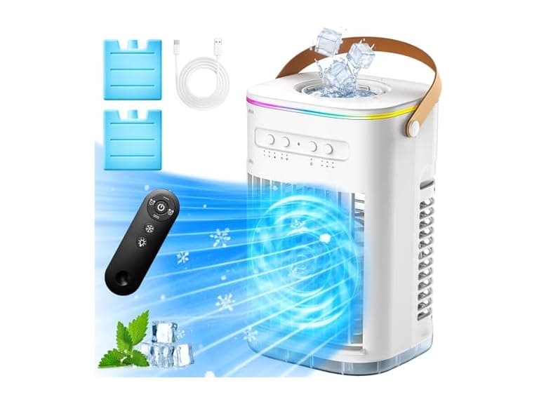TEMEIKE 4-IN-1 Personal Air Conditioner with Remote - Image 1