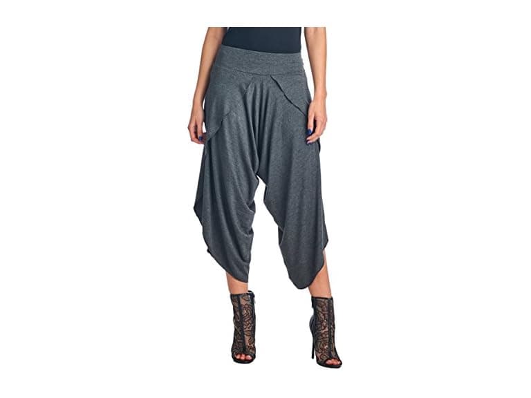 Popana Women (L) Casual Summer Boho Harem Pants - Image 1