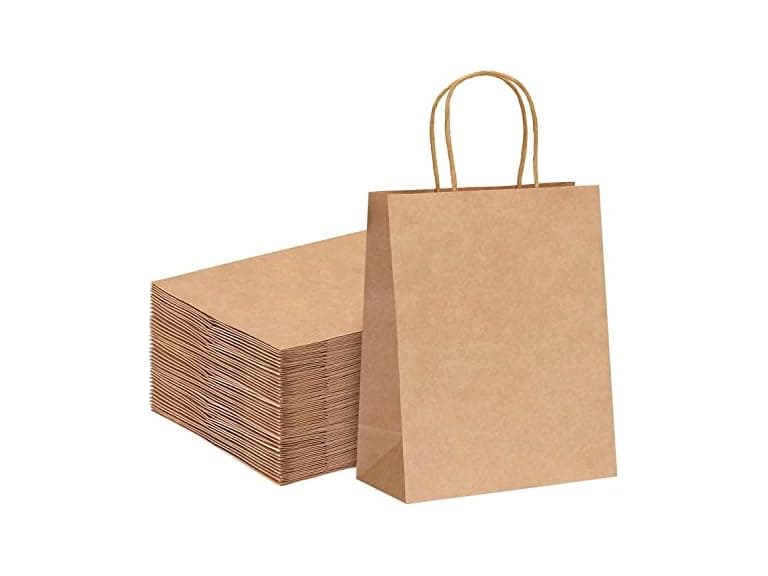 RACETOP Brown Kraft Paper Bags 50pc - Image 1