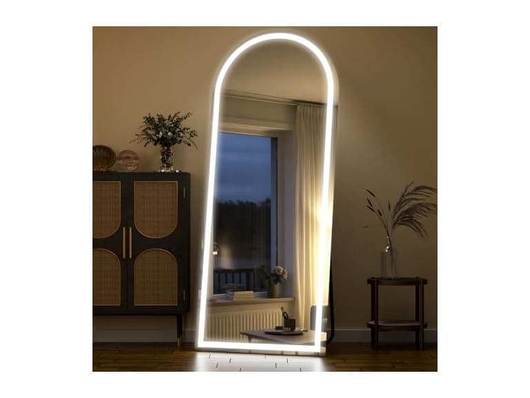 Led Arched Full Length Mirror With - Image 1