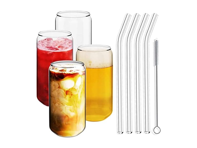 Can Shaped Beer Glasses 20oz Set of 8 - Image 1