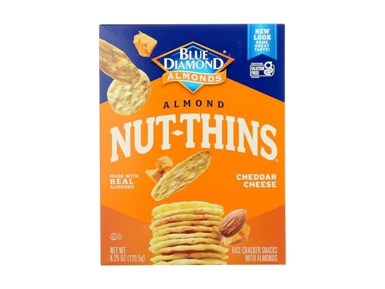 Blue Diamond Almonds Cheddar Nut-Thins, 4.25 oz. - Image 1