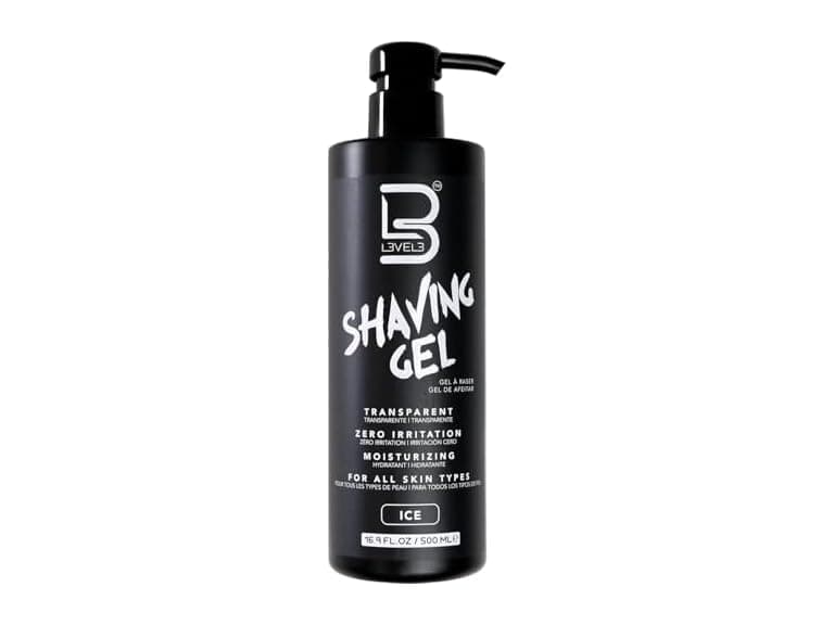 (3 Pack) Level 3 Transparent Shaving Gel, Ice, 16.9 oz - Image 1