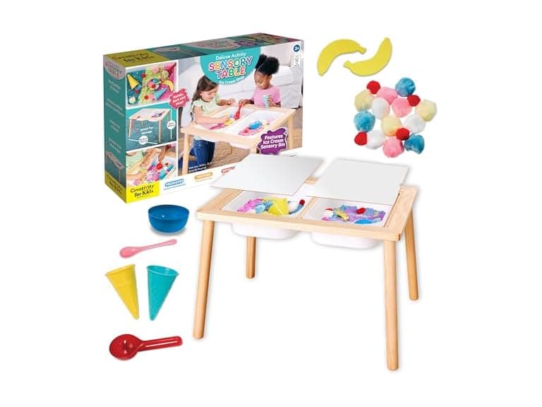 Creativity for Kids Deluxe Sensory Table: Ice Cream Shop - Image 1