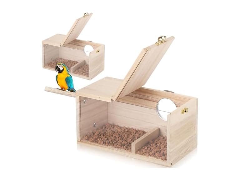 2 Pieces Parakeet Clear Nesting Boxes - Image 1