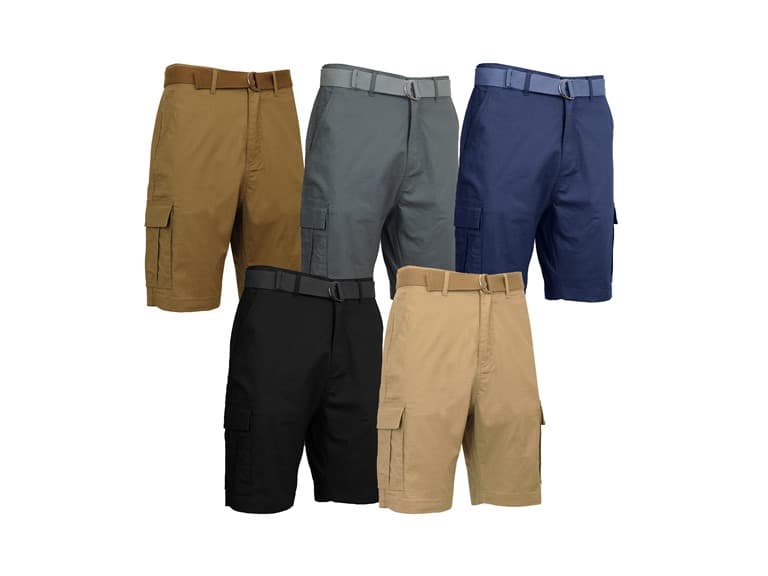 3Pk Asst Mens RipStop Cargo Shorts (32-42) - Image 1