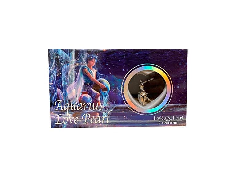 Love Pearl Zodiac Wish Kit Aquarius Necklace - Image 1