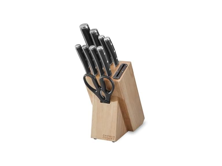 Chicago Cutlery Damen (10-PC) Built-In Sharpener - Image 1
