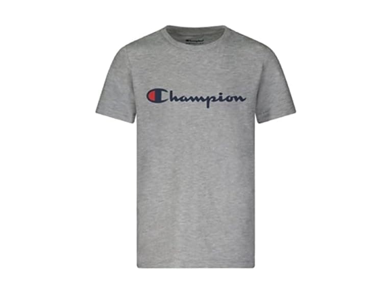 Champion Boys (L) Short Sleeve Logo Tee Shirt - Image 1