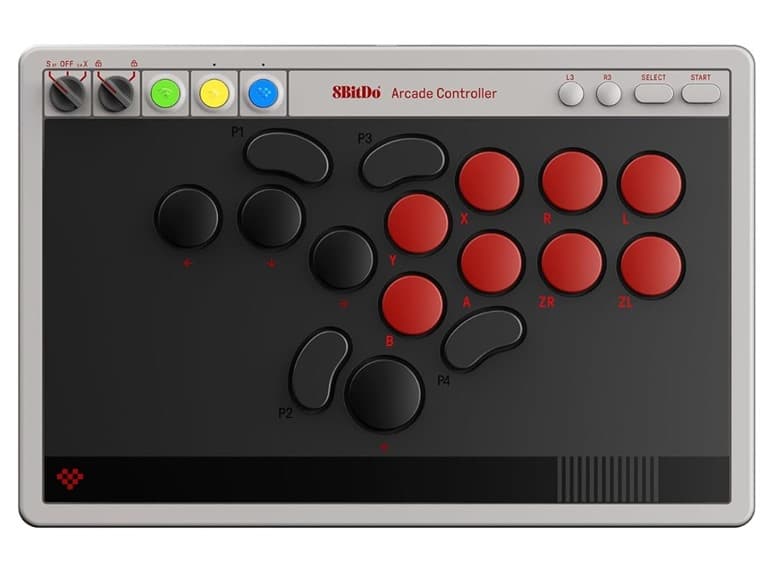 8BitDo All-Button Arcade Controller for Switch/Switch 2 & Windows - Image 1