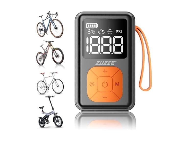 ZUZEE Mini Bike Pump 150PSI Electric