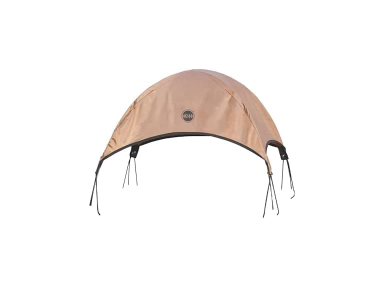 K&H Elevated Dog Cot Canopy, Small Tan - Image 1