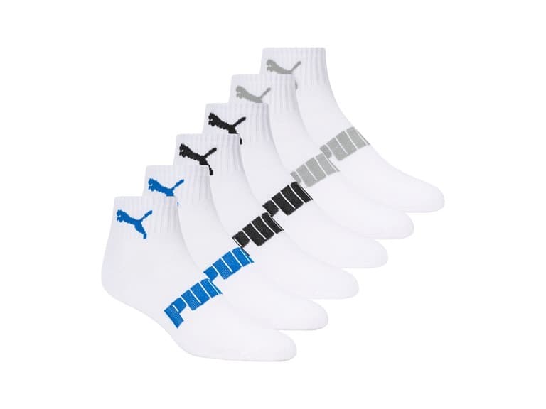 PUMA Men's 12-Pairs Quarter Crew Socks - Image 1