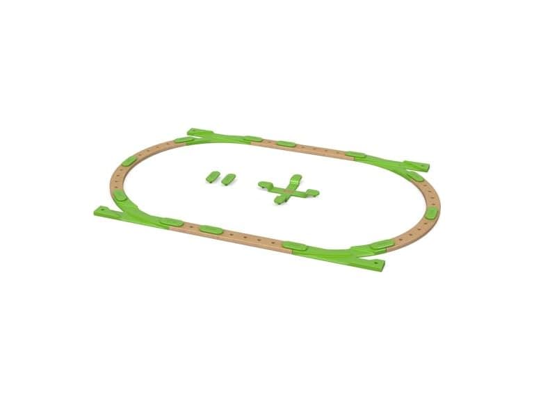 Fisher-Price Wooden Track Building Toy - Image 1