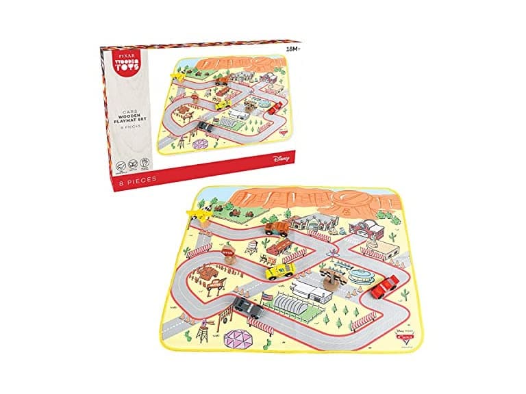 Just Play Wooden Disney Pixar Cars 8pc - Image 1