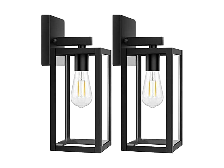Brightever 2-Pack Outdoor Light Fixtures Wall Mount, Waterproof - Image 1