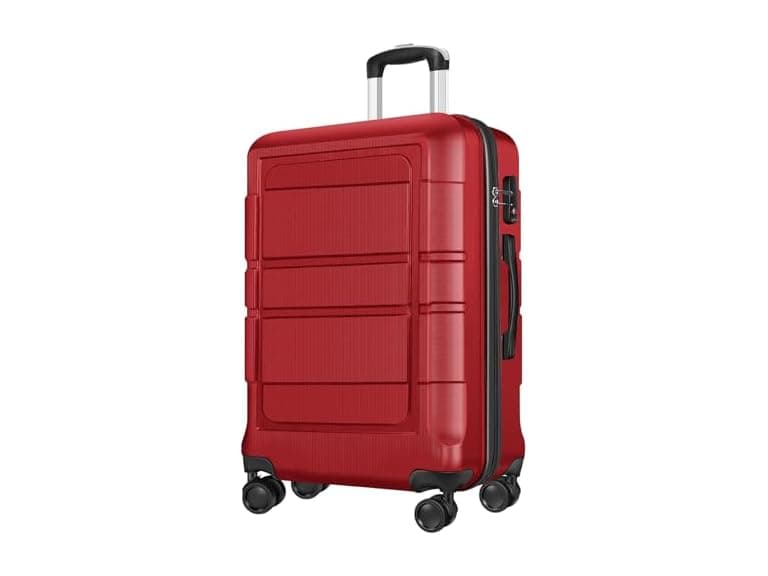 Axidou Carry On Luggage (20 Inch, Red) - Image 1