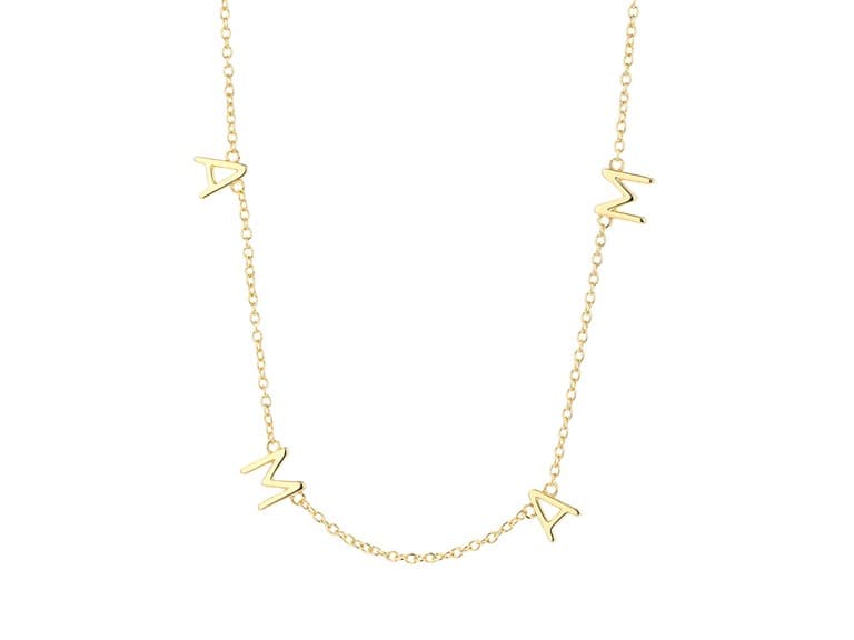 14K Gold Mama Necklace - Image 1