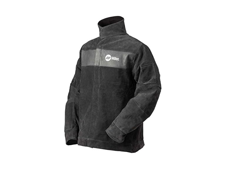 Miller Electric Welding Jacket,L,30" L,G - Image 1