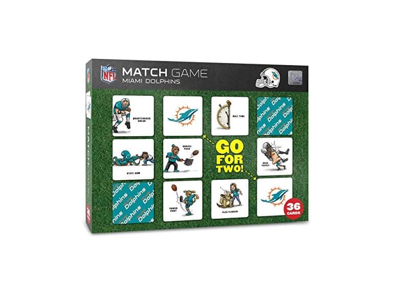 YouTheFan Miami Dolphins Memory Match Game - Image 1