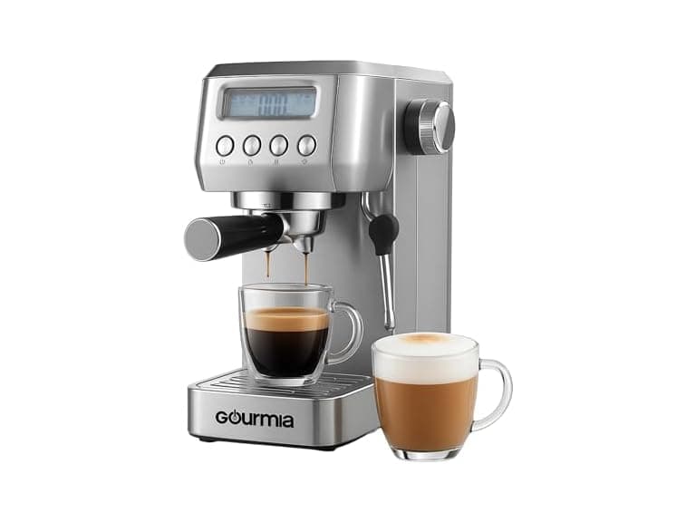 Gourmia Slim Espresso Machine with LCD Screen  (Open Box) - Image 1